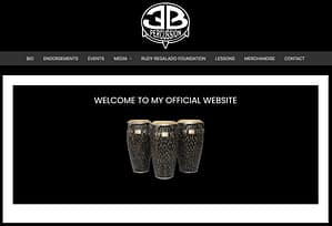 EB Percussion – Website Design
